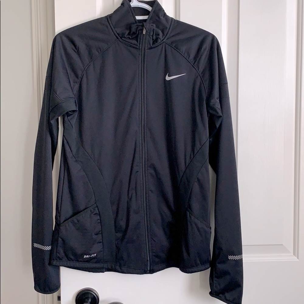 NIKE Dri-Fit Black Thermal Zip Up Jacket